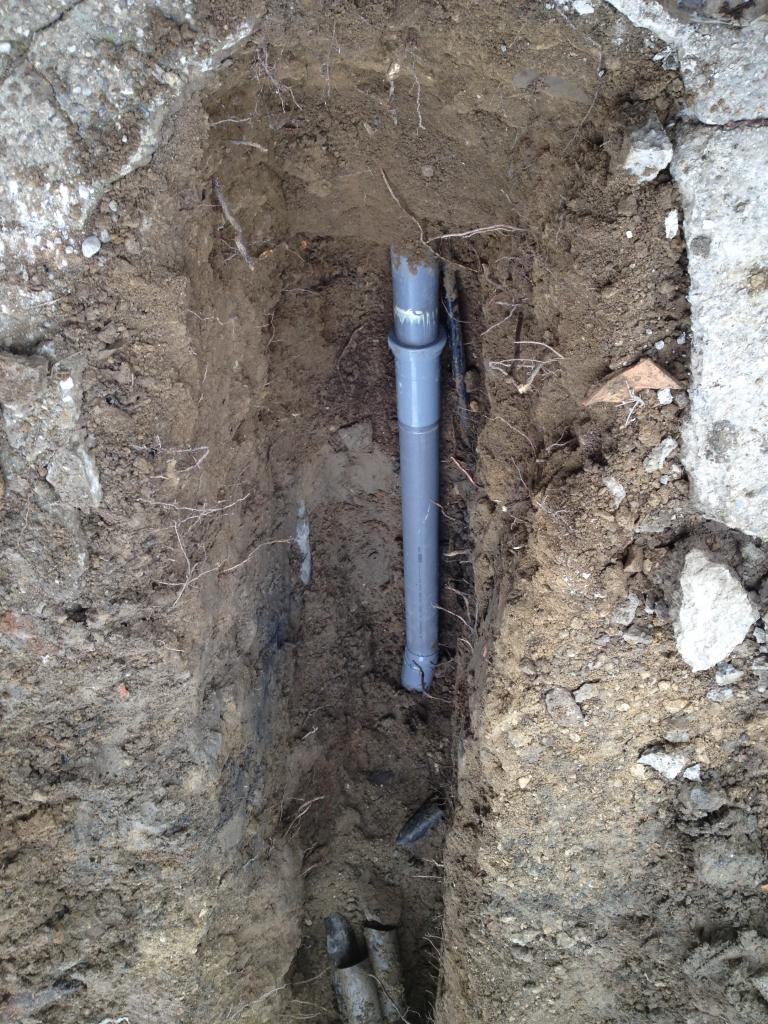 reparation puis rebouchage