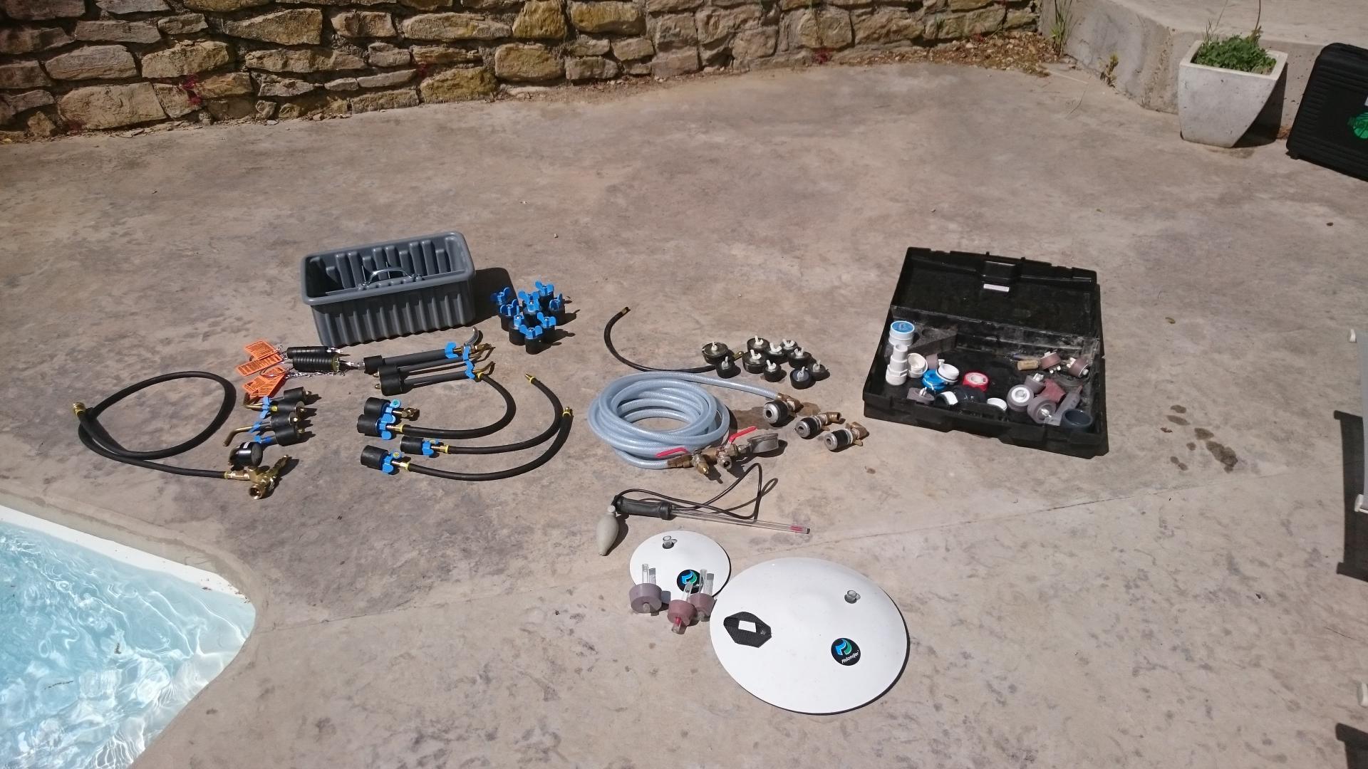 Kit mise en pression canalisation piscine